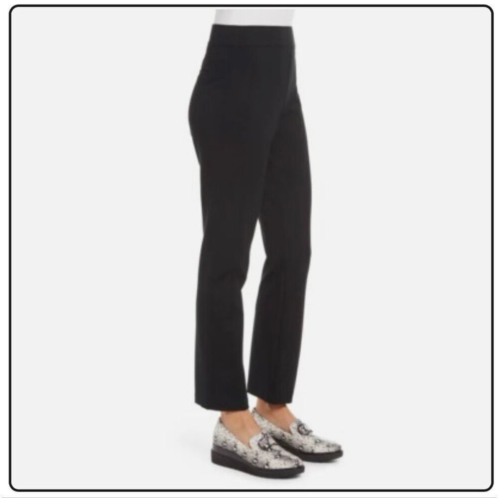 Spanx High Waist Straight Leg Ponte Pants in Black